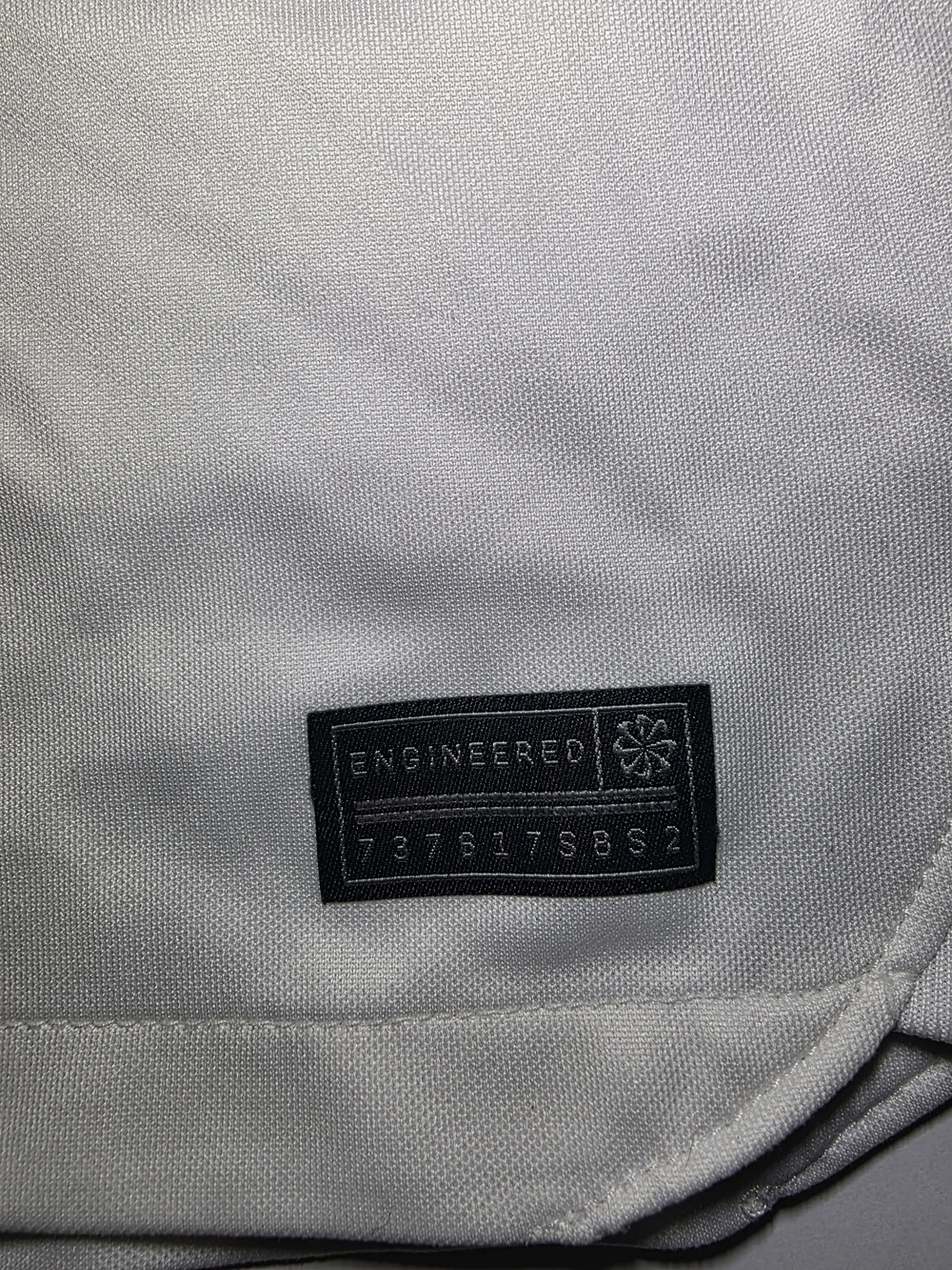 Nike Paris Saint-Germain White Jersey with Red & Navy Chest Band